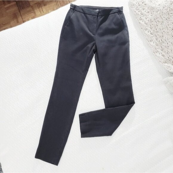 Zara Striped Waistband Cigarette Highwaisted Trouser Ankle Pants- Xs - Picture 6 of 16